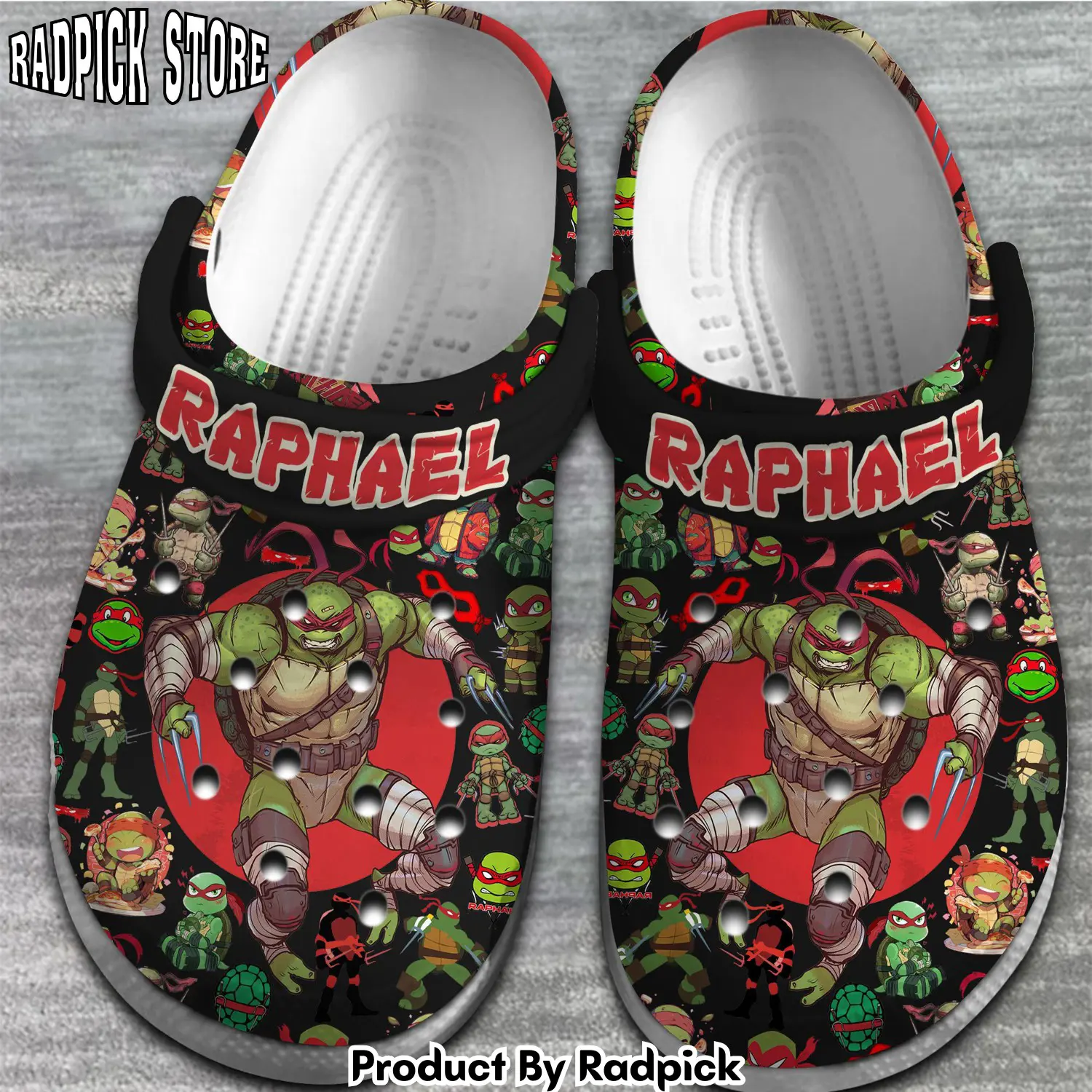 Radpick teenage mutant ninja turtles movie crocss crocband clogs shoes comfortable for men women and kids footwearelite exclusive 2mj rp652815